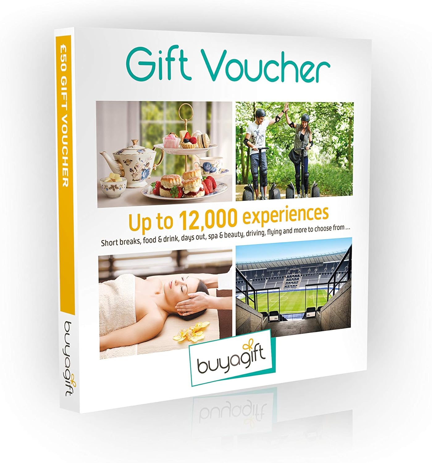 Buyagift £50 Experience Voucher - Supercar Driving, Spa Days & Adventures Gift Certificate