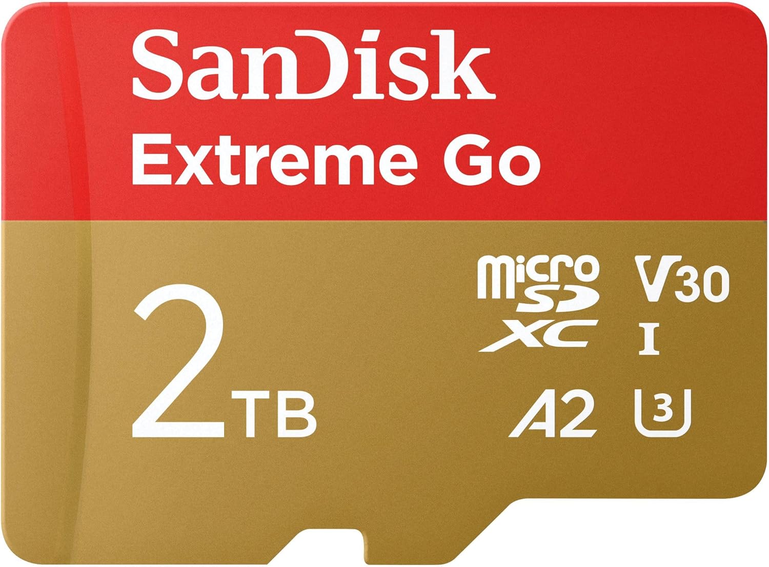 Sandisk 2Tb Extreme Go Microsdxc Card With Sd Adapter