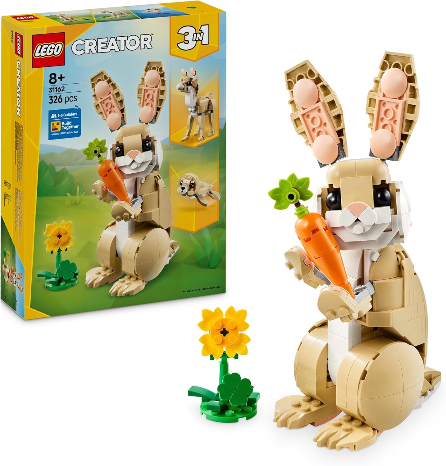 Lego Creator 3In1 Cute Bunny Toy - 31162
