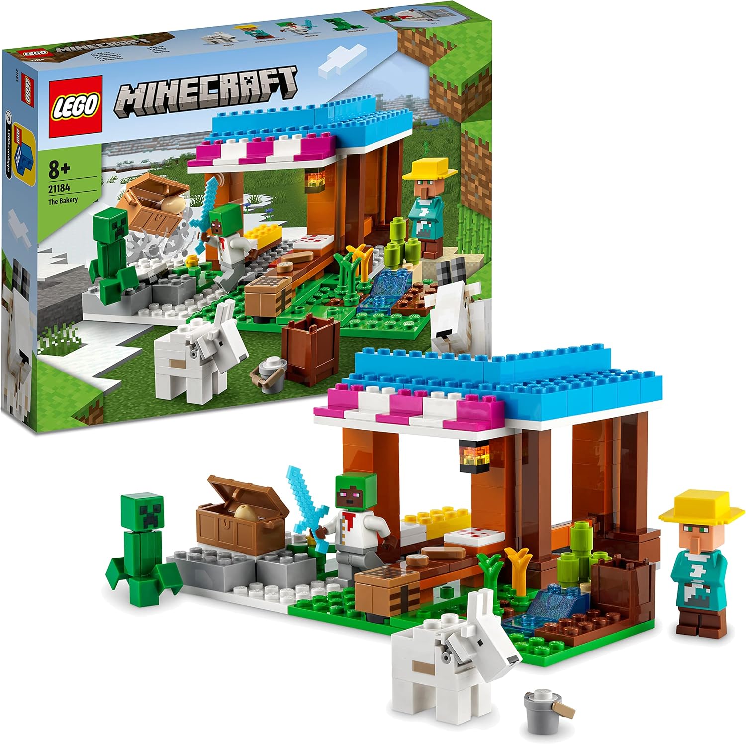 Lego 21184 Minecraft The Bakery Modular Farm Village Building Set