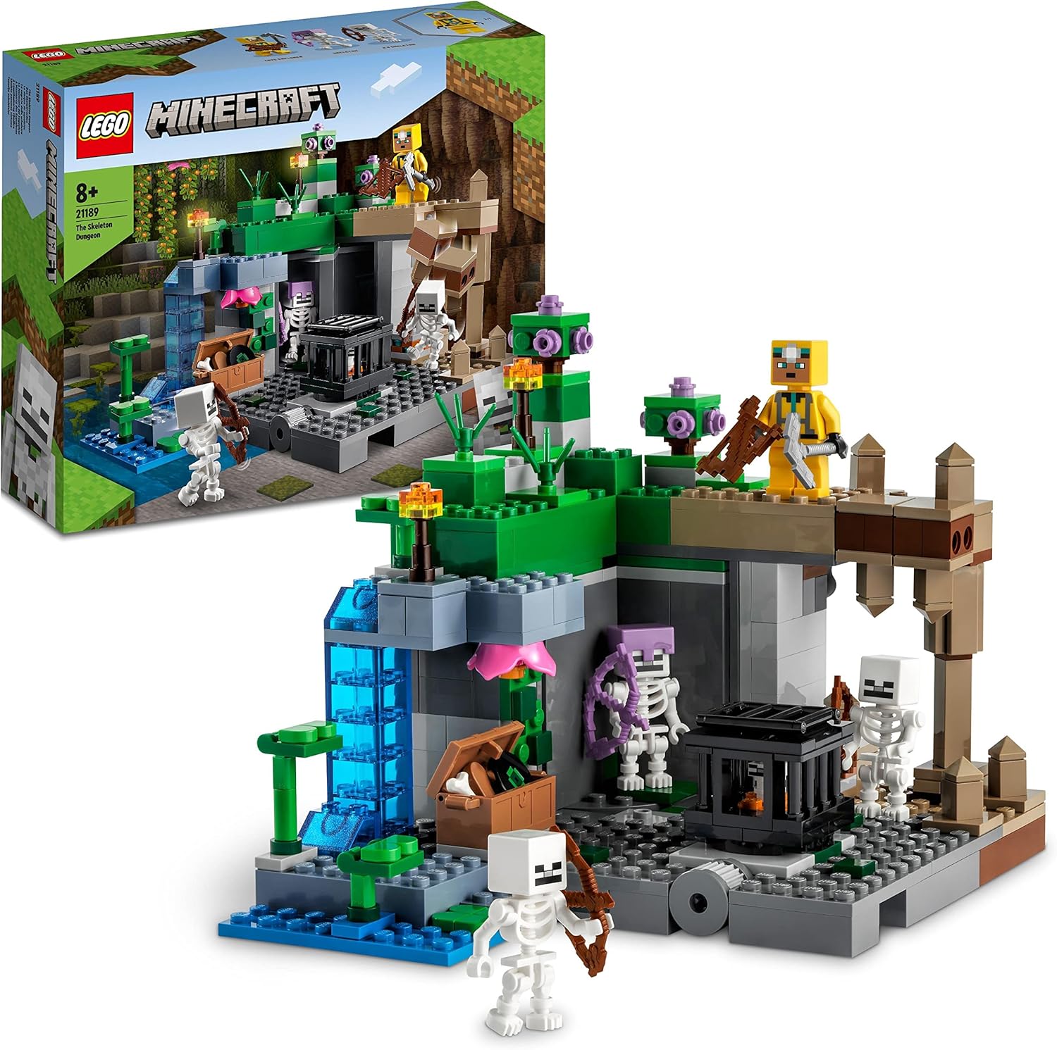 Lego Minecraft The Skeleton Dungeon Set 21189