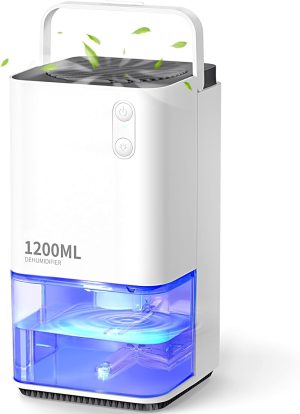 EasyAcc 1200ml Electric Dehumidifier KW-CS01 White