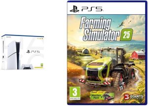 PlayStation 5 (PS5) Slim Console with Farming Simulator 25 Game