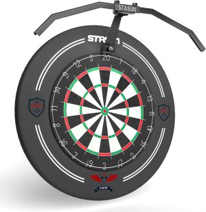 STASUN LED Dartboard Light, TOR120 Folding Dartboard Lighting System