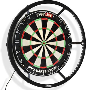 CyeeLife Dartboard LED Lighting System ZD08A for Steel Dartboards