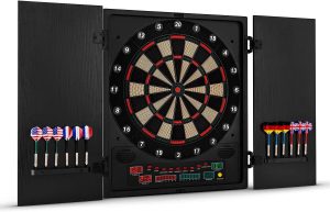 OneConcept Dartmaster 180 Electronic Dartboard with Automatic Scoring and 27 Games