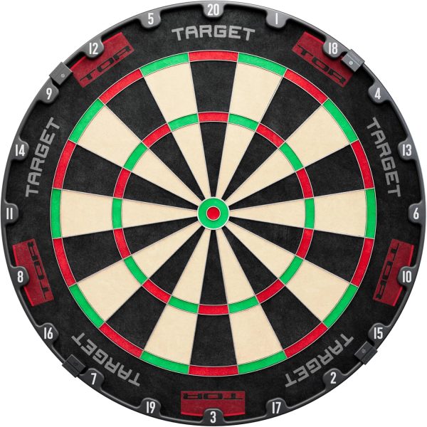 TARGET Darts TOR Steel Tip Dartboard with Modern Rotational Number Ring